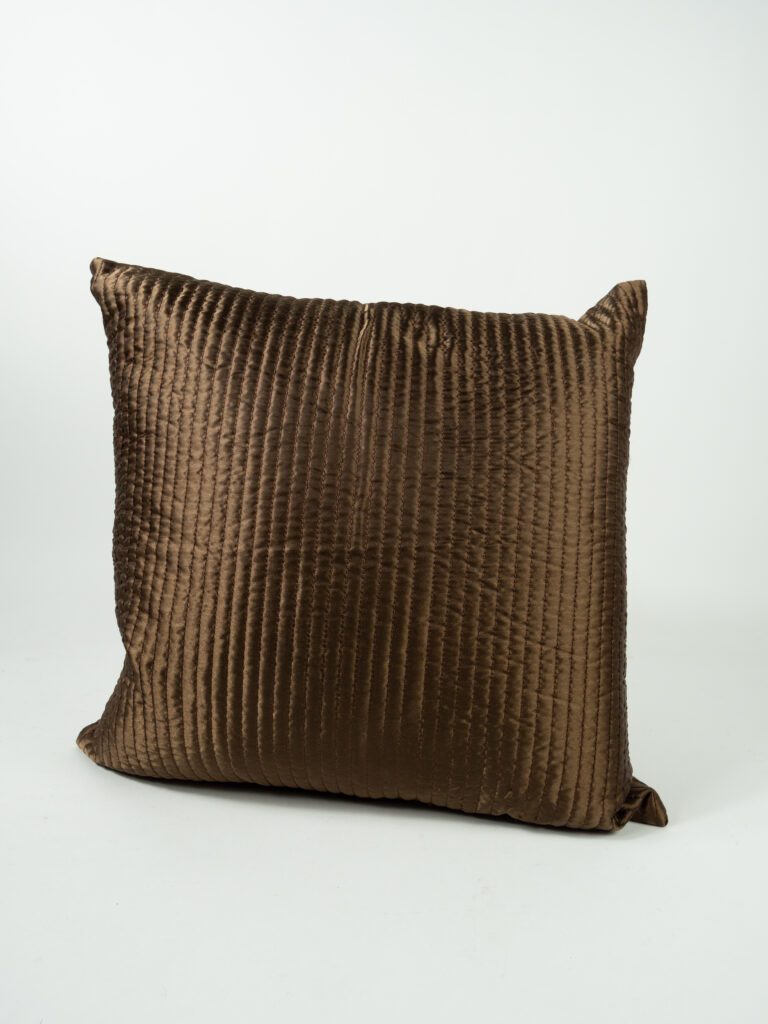 SATIN CHOCOLATE PILLOW