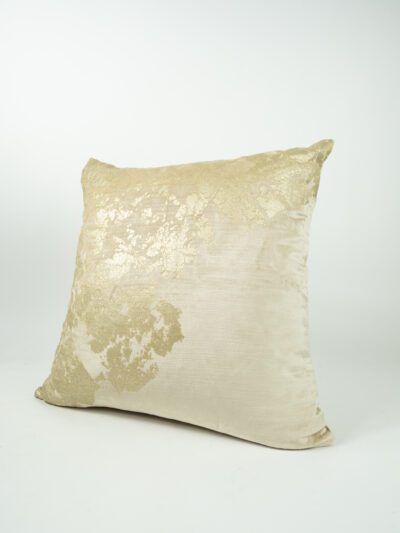 VELVET MOTTLED GOLD PILLOW