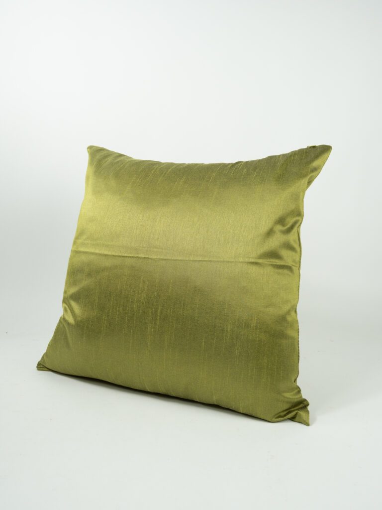 DUPIONI OLIVE PILLOW