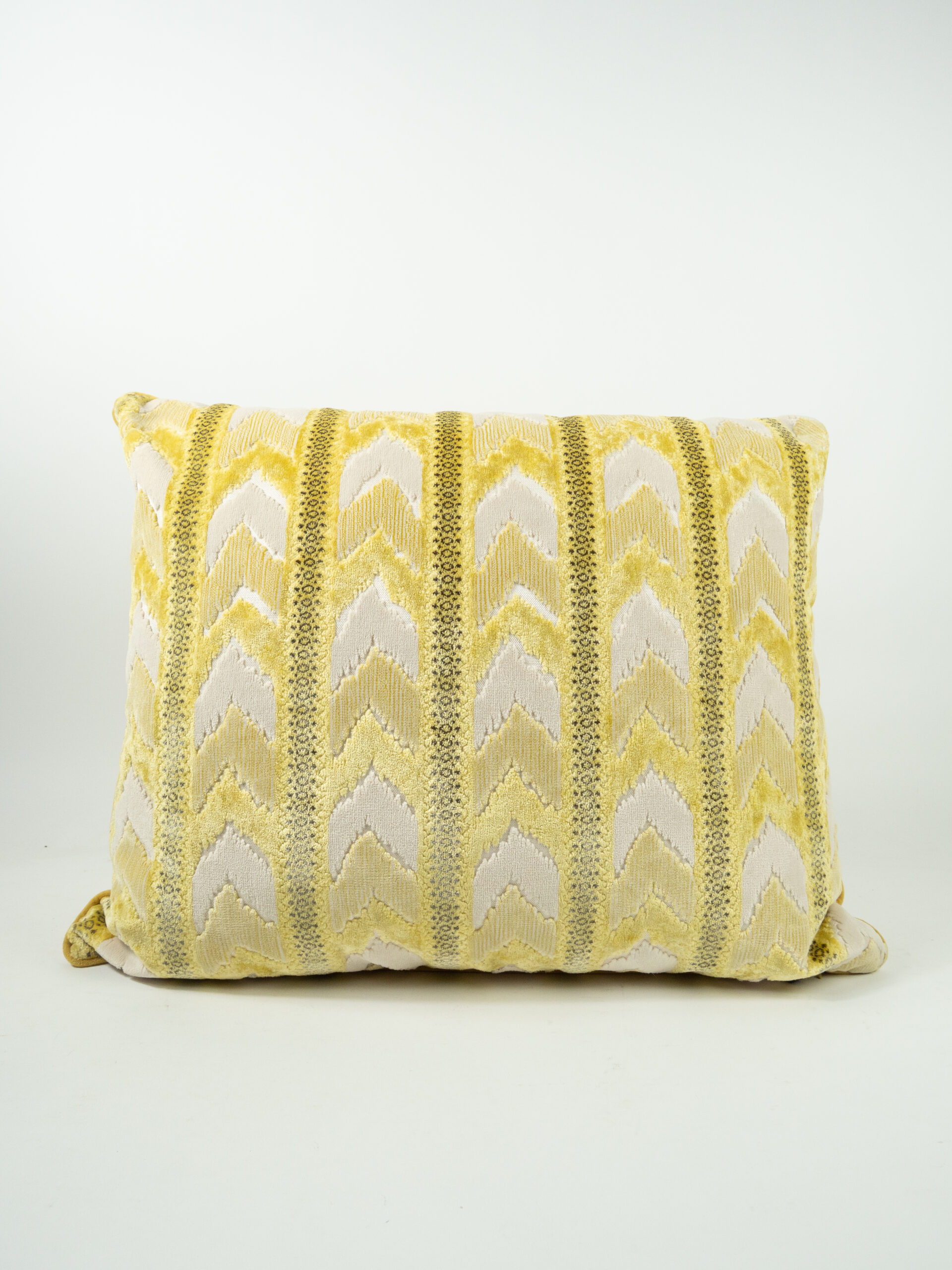 GOLD CHEVRON PILLOW