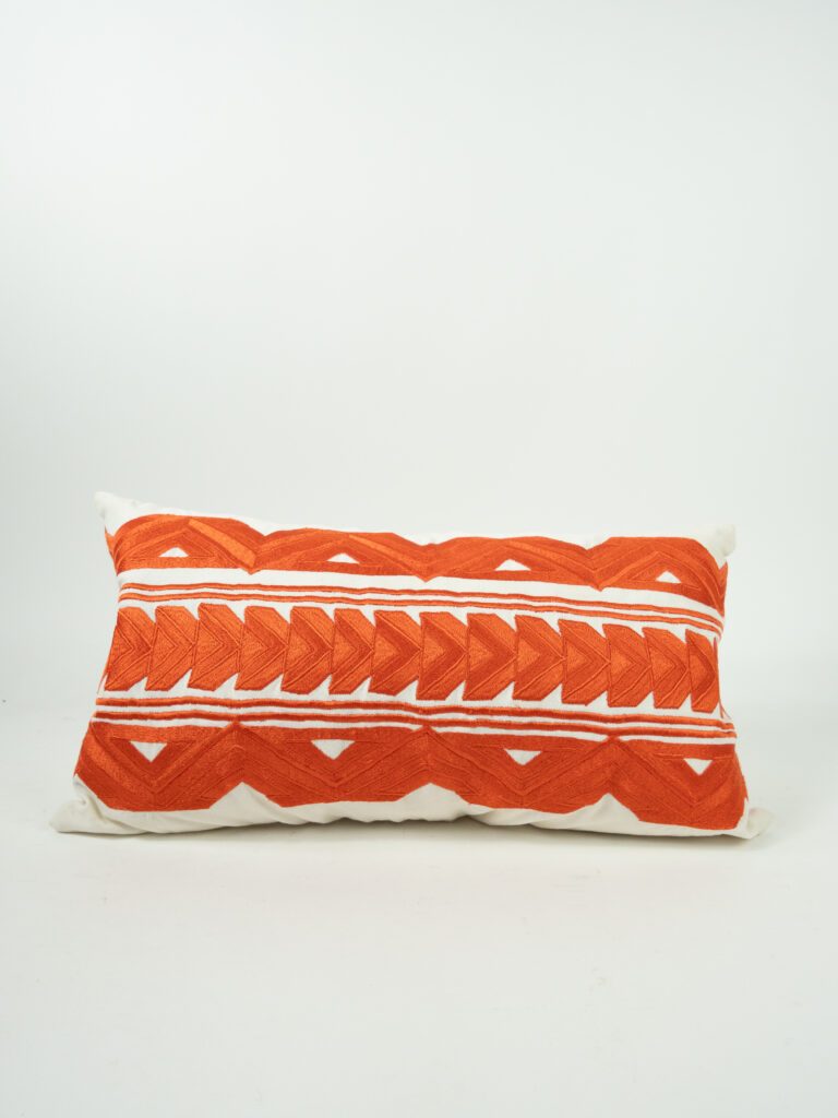 AZTEC ORANGE PILLOW