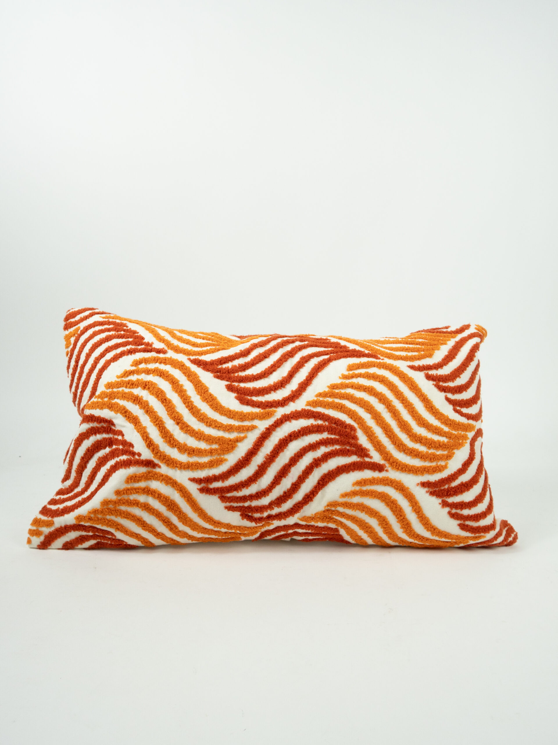 ORANGE WAVES PILLOW