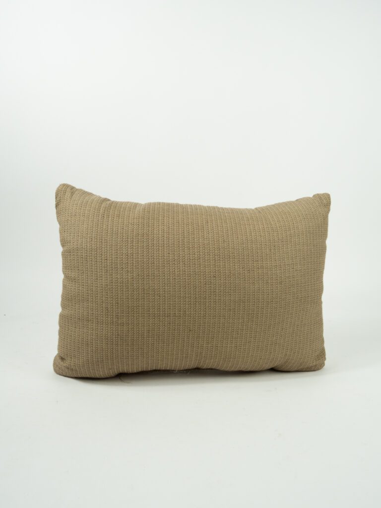 OUTDOOR TAN PILLOW/ BUTTONS