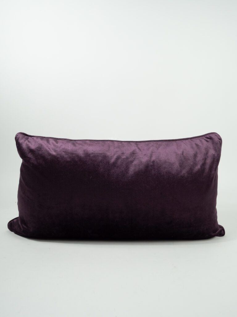 VELVET EGGPLANT PILLOW