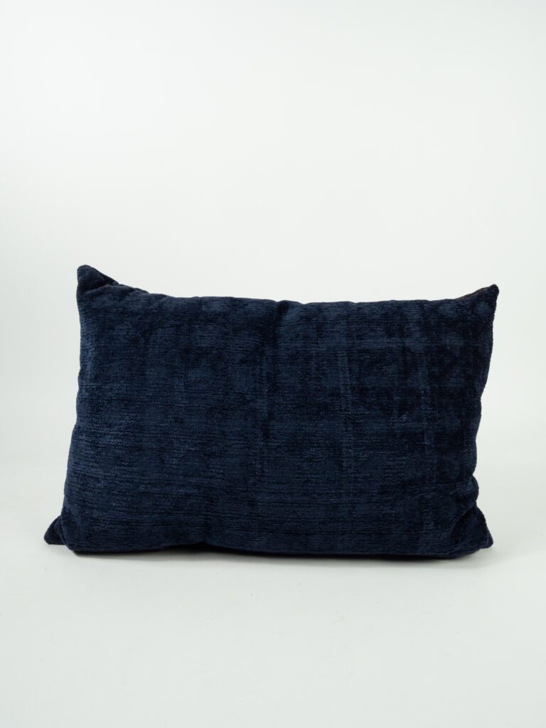 NAVY CHENILLE PILLOW