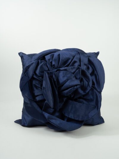 NAVY ROSE PILLOW