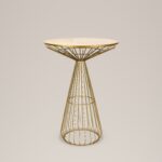 Gold Hawaii bar height table