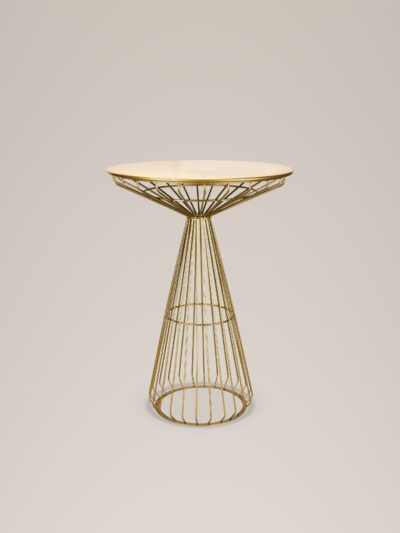 Gold Hawaii bar height table