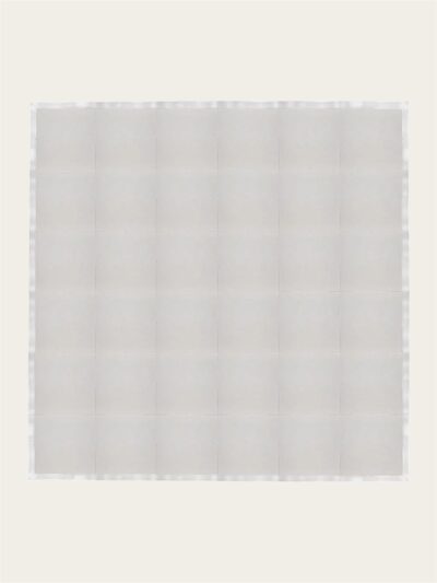 White dance floor with a light aluminum edge